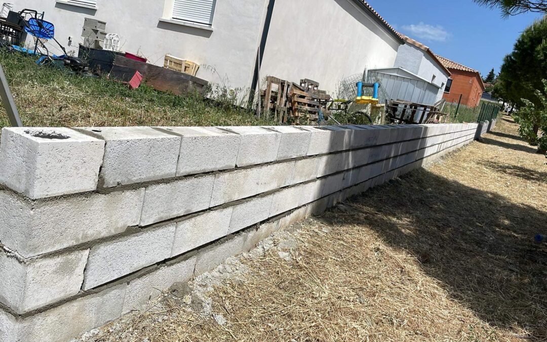 Construction d’une murette