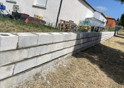 Construction d’une murette