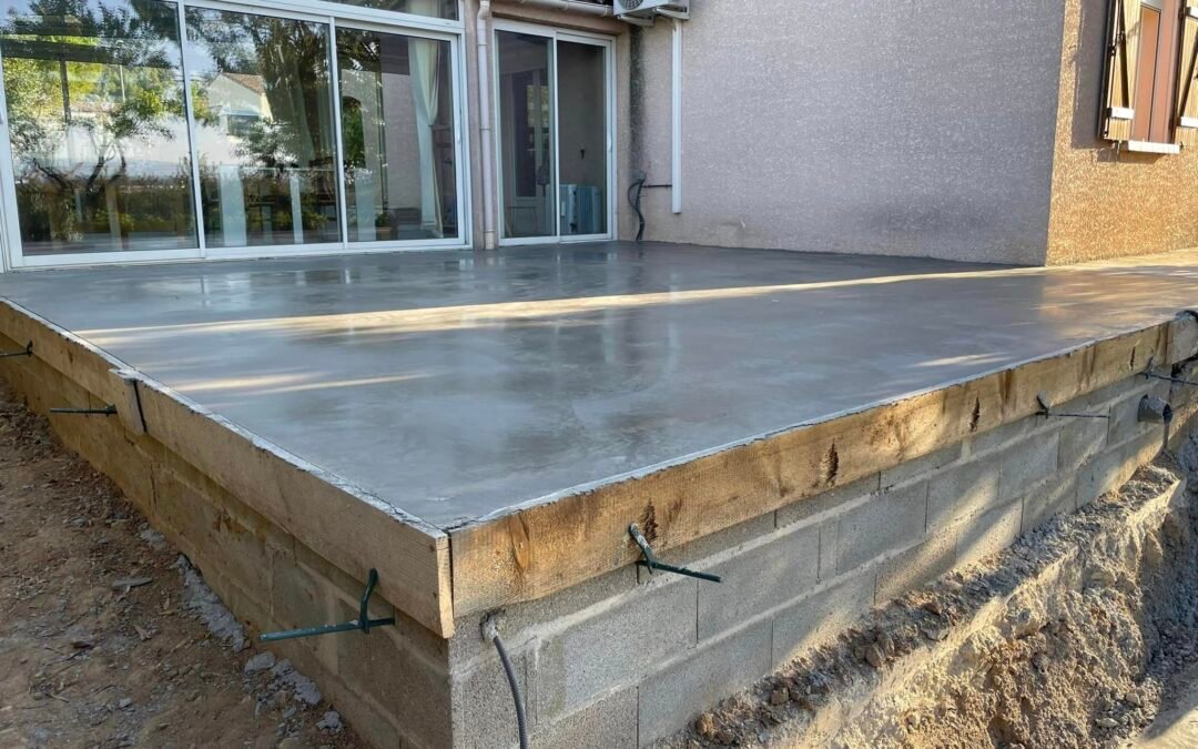 Réalisation d’une terrasse