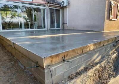 Réalisation d’une terrasse