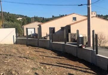Création de poteaux pour fixation de pares vues