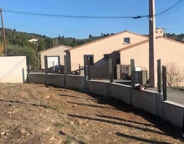 Création de poteaux pour fixation de pares vues