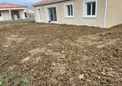 Branchements de villa et terrassement – Villegly