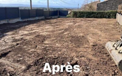 Remblai en terre et nivellement du terrain